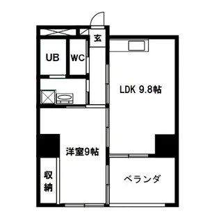 ピアビル【9階】の間取り