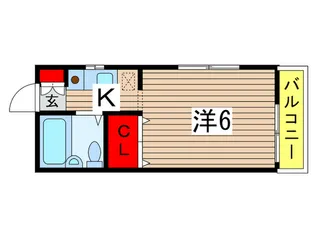 大谷ハイツ【2階】の間取り