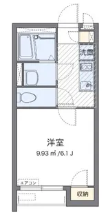 クレイノひまわりC【1階】の間取り