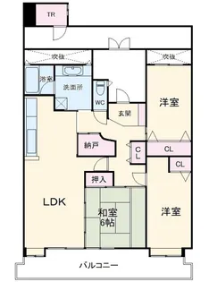 T-oneMIYAHARAEastA【4階】の間取り