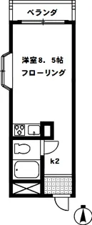 桜の木ヨシノ【2階】の間取り