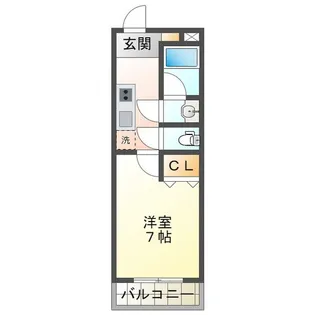 ハイムメロディア【1階】の間取り