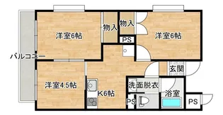小山宮武マンション【2階】の間取り