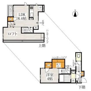 CB南熊本ヴィータ【2階】の間取り