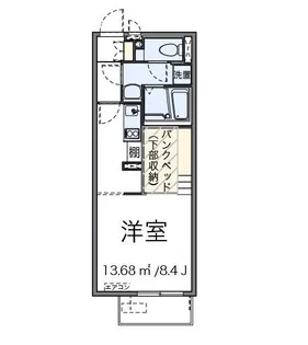 ミランダクラーラ【1階】の間取り