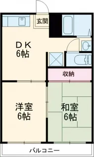東京都多摩市諏訪1【アパート】の間取り