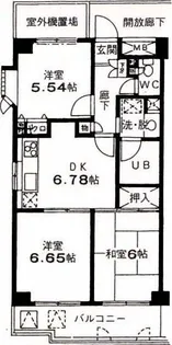 東京都練馬区中村南1【マンション】の間取り