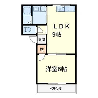 深沢ハイムB棟【2階】の間取り