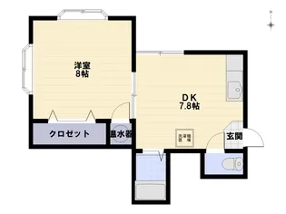 ビレッジK【2階】の間取り