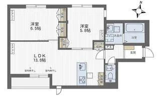 シェトワさいたま新都心【1階】の間取り