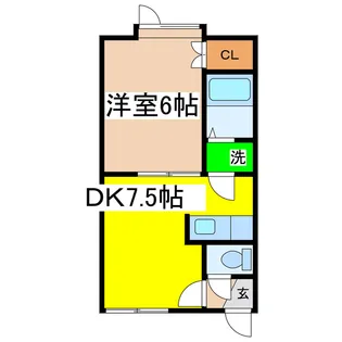 シティハウス99【2階】の間取り