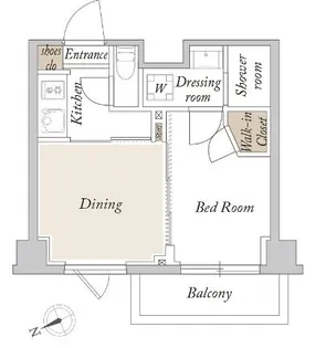 ORSUS新江古田【1階】の間取り
