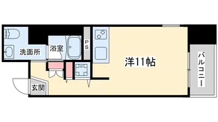 クリスタルブライト天満橋リバーサイド【2階】の間取り