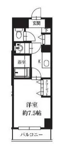 HF銀座レジデンスEASTII【7階】の間取り