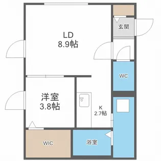 Richard(リシャール)【2階】の間取り