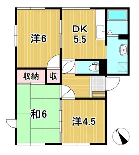 タウニーK【1階】の間取り