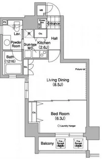 東京都世田谷区駒沢2【マンション】の間取り