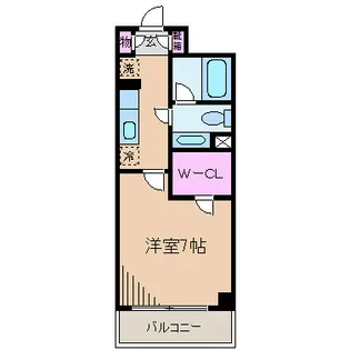 フィーノ武蔵小杉【1階】の間取り