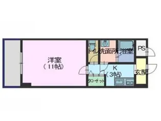 ビュティチェリエム【2階】の間取り