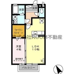 ハッピネスTAKAO【1階】の間取り