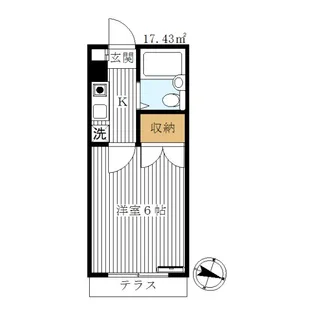 パッション高島平【1階】の間取り