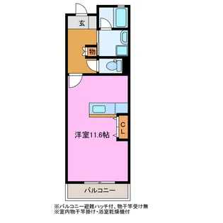静岡県浜松市浜名区都田町【マンション】の間取り