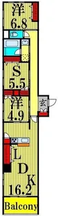 レガリア【3階】の間取り