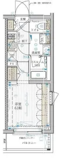 ブライズ高砂【4階】の間取り