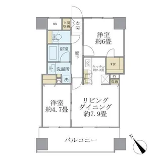 東京都豊島区南長崎5【マンション】の間取り