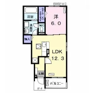 チェレステ白髭A【1階】の間取り
