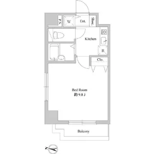 神奈川県平塚市宮の前【マンション】の間取り