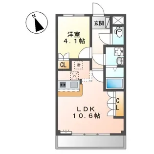 広島県福山市柳津町【マンション】の間取り