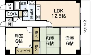 リザイヤビル【4階】の間取り
