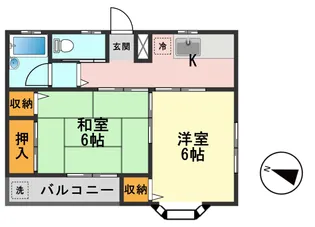 東京都江戸川区上篠崎3【アパート】の間取り
