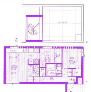 神奈川県横浜市中区山手町【マンション】の間取り