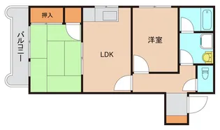 ブルーミング南行徳【2階】の間取り