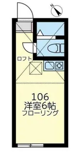 サンヴィレッジ新川崎【1階】の間取り
