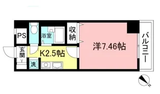 辻ハイムVI【4階】の間取り