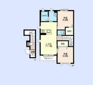 埼玉県志木市幸町3【アパート】の間取り