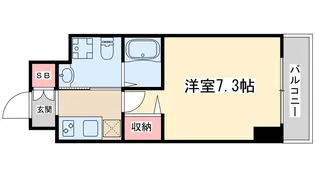大阪府大阪市淀川区木川西1【マンション】の間取り