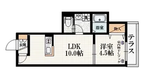 プリンス サウス 292【1階】の間取り