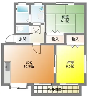 タミール【2階】の間取り
