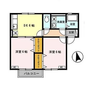 ブォナ・ジョルナータ【2階】の間取り