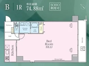 ゼンパレス日本橋【2階】の間取り