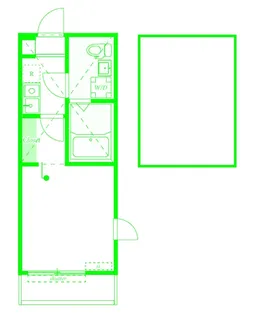 FERIO三ッ沢【1階】の間取り