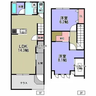 埼玉県川口市芝4【一戸建】の間取り