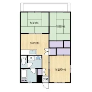 ラ・メゾンあさひ【9階】の間取り