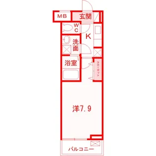 カーサ プラシード【2階】の間取り