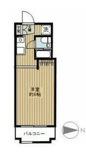 プリュメゾン駒沢【1階】の間取り