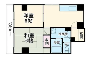 相模原プライムマンション【5階】の間取り